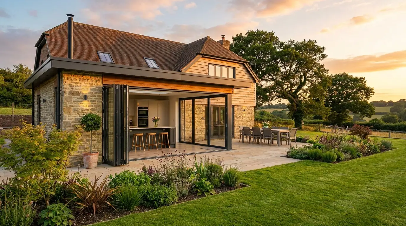 A bright, well-lit modern home interior in West Sussex